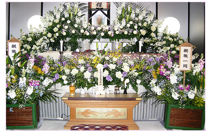 自宅葬花祭壇プラン